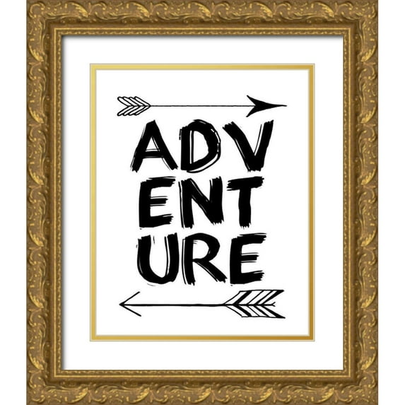 Kimberly, Allen 20x24 Gold Ornate Wood Framed with Double Matting Museum Art Print Titled - Adventure 2