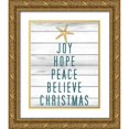 thumbnail image 1 of Kimberly, Allen 20x24 Gold Ornate Wood Framed with Double Matting Museum Art Print Titled - Christmas by the Sea 1, 1 of 4