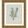 thumbnail image 1 of Kimberly, Allen 20x24 Gold Ornate Wood Framed with Double Matting Museum Art Print Titled - Fresh Herbs 3, 1 of 4