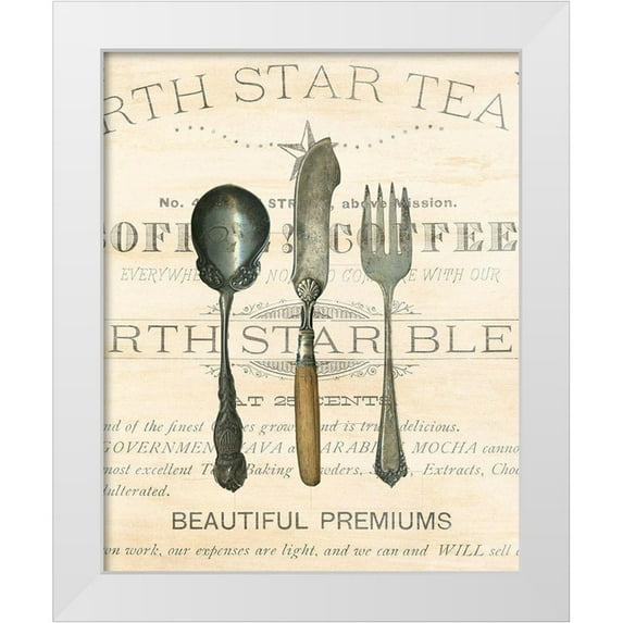 Kimberly, Allen 20x24 White Modern Wood Framed Museum Art Print Titled - Antiqued 1