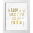 thumbnail image 1 of Kimberly, Allen 20x24 White Modern Wood Framed Museum Art Print Titled - Be Fearless, 1 of 4