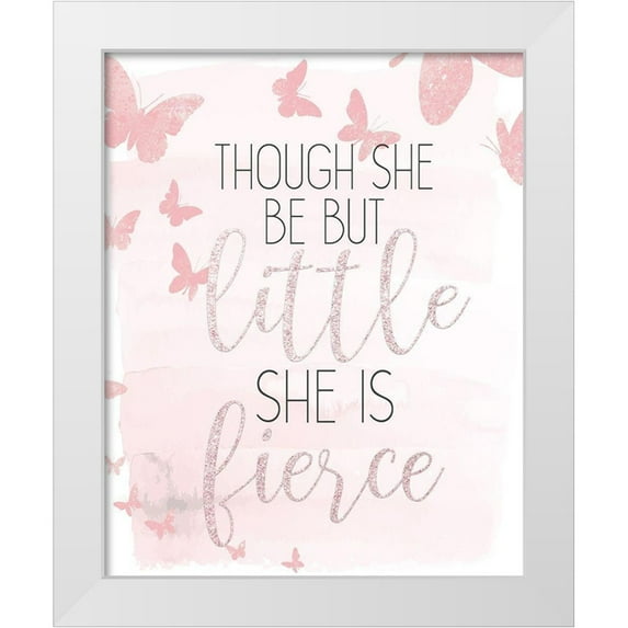 Kimberly, Allen 20x24 White Modern Wood Framed Museum Art Print Titled - But Little