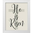 thumbnail image 1 of Kimberly, Allen 20x24 White Modern Wood Framed Museum Art Print Titled - He is Risen, 1 of 4