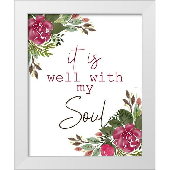 Kimberly, Allen 20x24 White Modern Wood Framed Museum Art Print Titled - My Soul
