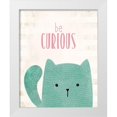 thumbnail image 1 of Kimberly, Allen 20x24 White Modern Wood Framed Museum Art Print Titled - be Curious, 1 of 4