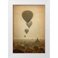 thumbnail image 1 of Kimberly, Allen 23x32 White Modern Wood Framed Museum Art Print Titled - Hot Air Balloon Ride, 1 of 4