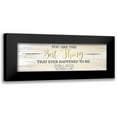 thumbnail image 1 of Kimberly, Allen 24x11 Black Modern Framed Museum Art Print Titled - The Best Things B, 1 of 5