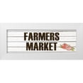 thumbnail image 1 of Kimberly, Allen 24x11 White Modern Wood Framed Museum Art Print Titled - Farmers Market 1, 1 of 4