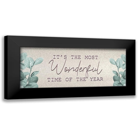 Kimberly, Allen 24x12 Black Modern Framed Museum Art Print Titled - Christmas Romance 8