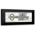 thumbnail image 1 of Kimberly, Allen 24x12 Black Modern Framed Museum Art Print Titled - The Key to Happiness, 1 of 5