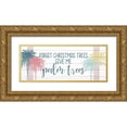 thumbnail image 1 of Kimberly, Allen 24x12 Gold Ornate Wood Framed with Double Matting Museum Art Print Titled - Forget the Christmas Trees, 1 of 4