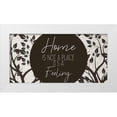 thumbnail image 1 of Kimberly, Allen 24x14 White Modern Wood Framed Museum Art Print Titled - Home is not a Place, 1 of 4