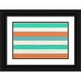 thumbnail image 1 of Kimberly, Allen 24x17 Black Ornate Wood Framed with Double Matting Museum Art Print Titled - Beach Camping B, 1 of 4