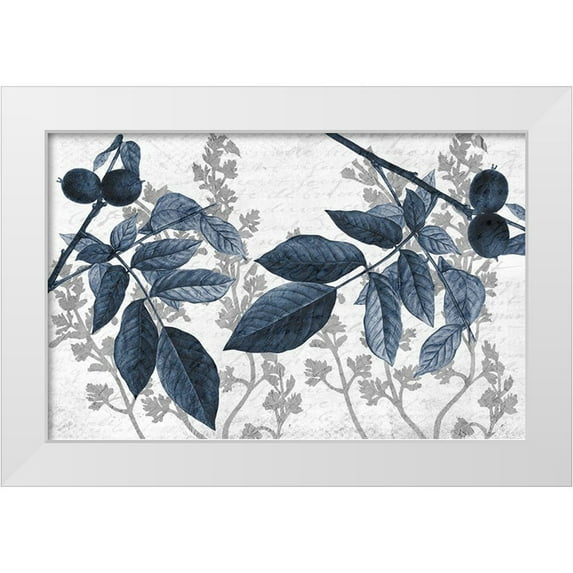 Kimberly, Allen 24x17 White Modern Wood Framed Museum Art Print Titled - Branches 1