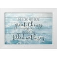 thumbnail image 1 of Kimberly, Allen 24x17 White Modern Wood Framed Museum Art Print Titled - Great Things, 1 of 4