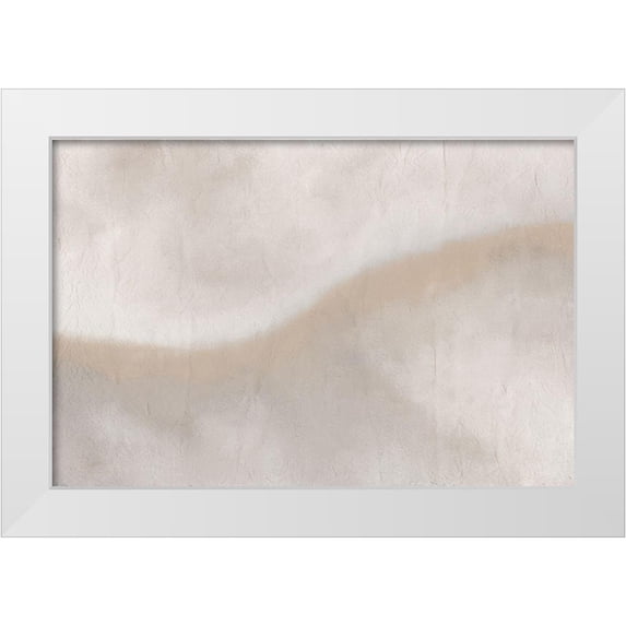Kimberly, Allen 24x17 White Modern Wood Framed Museum Art Print Titled - Wave