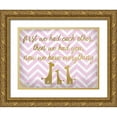 thumbnail image 1 of Kimberly, Allen 24x19 Gold Ornate Wood Framed with Double Matting Museum Art Print Titled - Everything Girl Giraffe, 1 of 4
