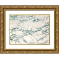 thumbnail image 1 of Kimberly, Allen 24x19 Gold Ornate Wood Framed with Double Matting Museum Art Print Titled - Flecks Marble, 1 of 4