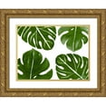 thumbnail image 1 of Kimberly, Allen 24x19 Gold Ornate Wood Framed with Double Matting Museum Art Print Titled - Tropic Green 2, 1 of 4