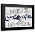 thumbnail image 1 of Kimberly, Allen 24x20 Black Modern Framed Museum Art Print Titled - He Will Move, 1 of 5