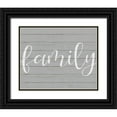 thumbnail image 1 of Kimberly, Allen 24x20 Black Ornate Wood Framed with Double Matting Museum Art Print Titled - Family, 1 of 4