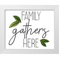 thumbnail image 1 of Kimberly, Allen 24x20 White Modern Wood Framed Museum Art Print Titled - Family Gathers 1, 1 of 4