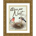 thumbnail image 1 of Kimberly, Allen 24x32 Gold Ornate Wood Framed with Double Matting Museum Art Print Titled - Bless Our Nest, 1 of 4