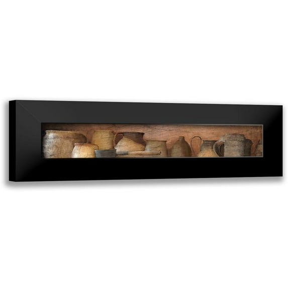 Kimberly, Allen 24x7 Black Modern Framed Museum Art Print Titled - On the Shelf