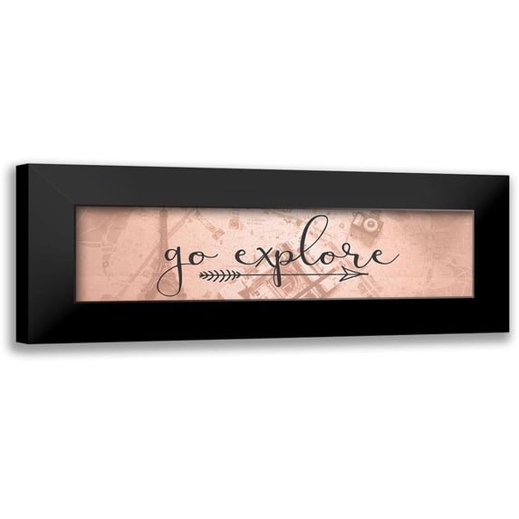 Kimberly, Allen 24x9 Black Modern Framed Museum Art Print Titled - Go Explore