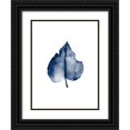 thumbnail image 1 of Kimberly, Allen 25x32 Black Ornate Wood Framed with Double Matting Museum Art Print Titled - Navy Leaf Print 2, 1 of 4