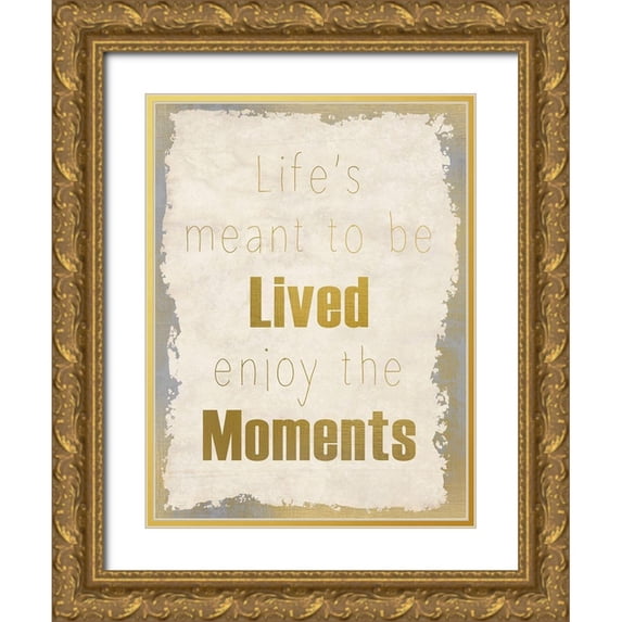 Kimberly, Allen 25x32 Gold Ornate Wood Framed with Double Matting Museum Art Print Titled - LIfes Journey 3b