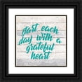 thumbnail image 1 of Kimberly, Allen 26x26 Black Ornate Wood Framed with Double Matting Museum Art Print Titled - Grateful Heart, 1 of 4