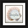 thumbnail image 1 of Kimberly, Allen 26x26 Black Ornate Wood Framed with Double Matting Museum Art Print Titled - Merry Christmas Shell, 1 of 4