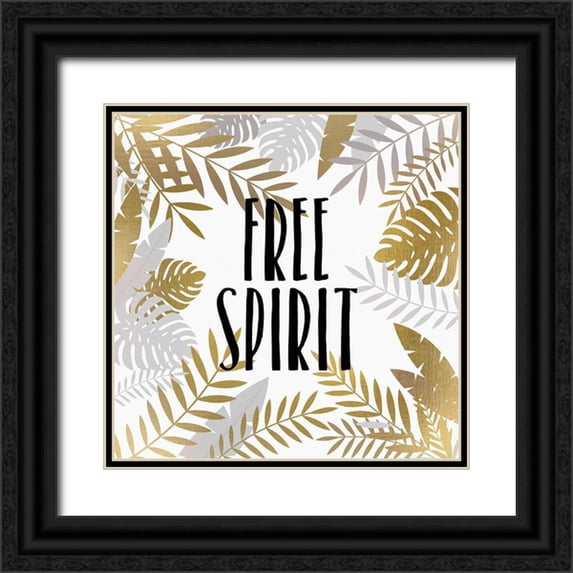 Kimberly, Allen 26x26 Black Ornate Wood Framed with Double Matting Museum Art Print Titled - Stay Wild 2