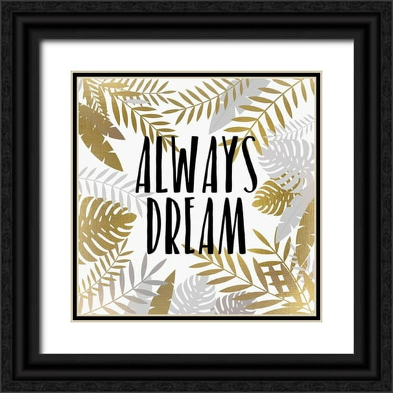 Kimberly, Allen 26x26 Black Ornate Wood Framed with Double Matting Museum Art Print Titled - Stay Wild 4