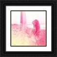 thumbnail image 1 of Kimberly, Allen 26x26 Black Ornate Wood Framed with Double Matting Museum Art Print Titled - Surfer Girl 3, 1 of 4