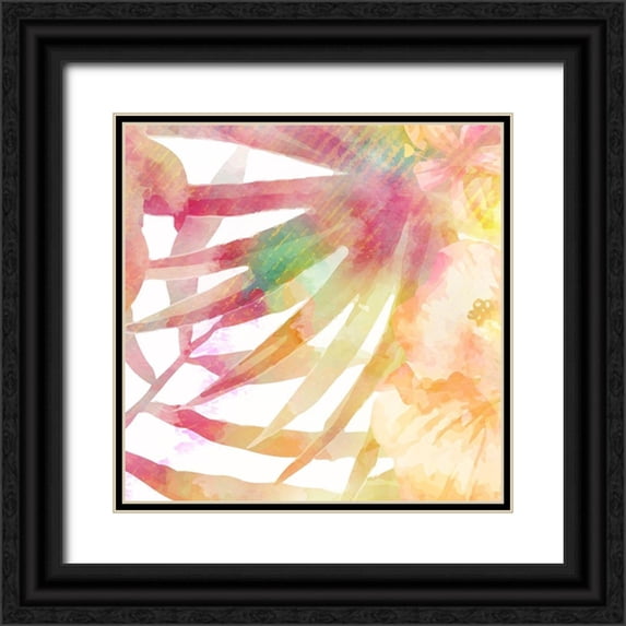 Kimberly, Allen 26x26 Black Ornate Wood Framed with Double Matting Museum Art Print Titled - Tropical State 3
