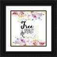 thumbnail image 1 of Kimberly, Allen 26x26 Black Ornate Wood Framed with Double Matting Museum Art Print Titled - Wild and Free 4, 1 of 4