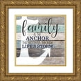 thumbnail image 1 of Kimberly, Allen 26x26 Gold Ornate Wood Framed with Double Matting Museum Art Print Titled - Anchor Family, 1 of 4