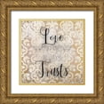 thumbnail image 1 of Kimberly, Allen 26x26 Gold Ornate Wood Framed with Double Matting Museum Art Print Titled - My Heart 6, 1 of 4