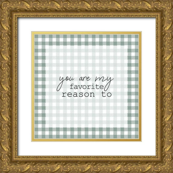 Kimberly, Allen 26x26 Gold Ornate Wood Framed with Double Matting Museum Art Print Titled - You Are