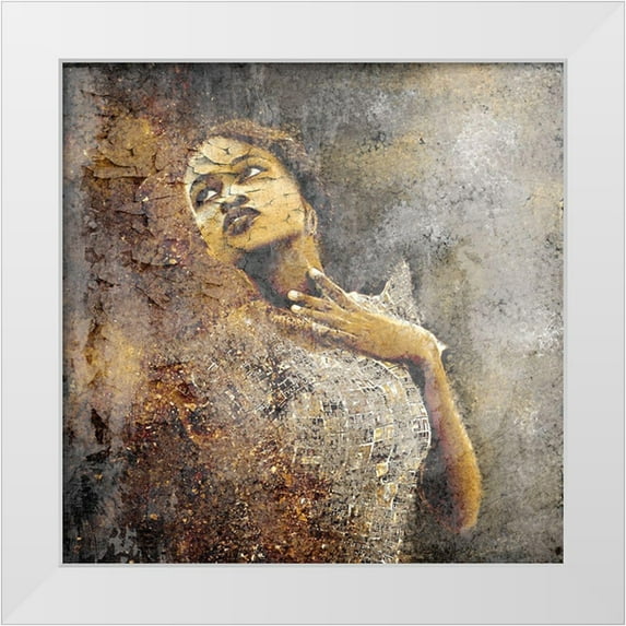 Kimberly, Allen 26x26 White Modern Wood Framed Museum Art Print Titled - Dreamer