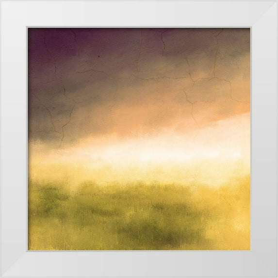 Kimberly, Allen 26x26 White Modern Wood Framed Museum Art Print Titled - Dusky Sky