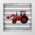 thumbnail image 1 of Kimberly, Allen 26x26 White Modern Wood Framed Museum Art Print Titled - In Red 3, 1 of 4