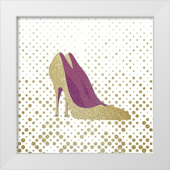 Kimberly, Allen 26x26 White Modern Wood Framed Museum Art Print Titled - La La 3
