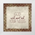 thumbnail image 1 of Kimberly, Allen 26x26 White Modern Wood Framed Museum Art Print Titled - Trust God 1, 1 of 4