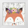thumbnail image 1 of Kimberly, Allen 26x26 White Modern Wood Framed Museum Art Print Titled - Woodland Animals 2, 1 of 4