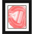 thumbnail image 1 of Kimberly, Allen 26x32 Black Ornate Wood Framed with Double Matting Museum Art Print Titled - Agate Coral 2, 1 of 4