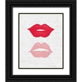 thumbnail image 1 of Kimberly, Allen 26x32 Black Ornate Wood Framed with Double Matting Museum Art Print Titled - Lip Shades 1, 1 of 4