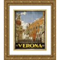 thumbnail image 1 of Kimberly, Allen 26x32 Gold Ornate Wood Framed with Double Matting Museum Art Print Titled - Vintage Travel Poster 3, 1 of 4